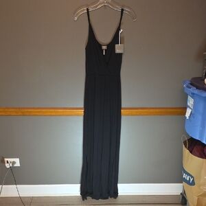 bobi Elegant Black Maxi Dress